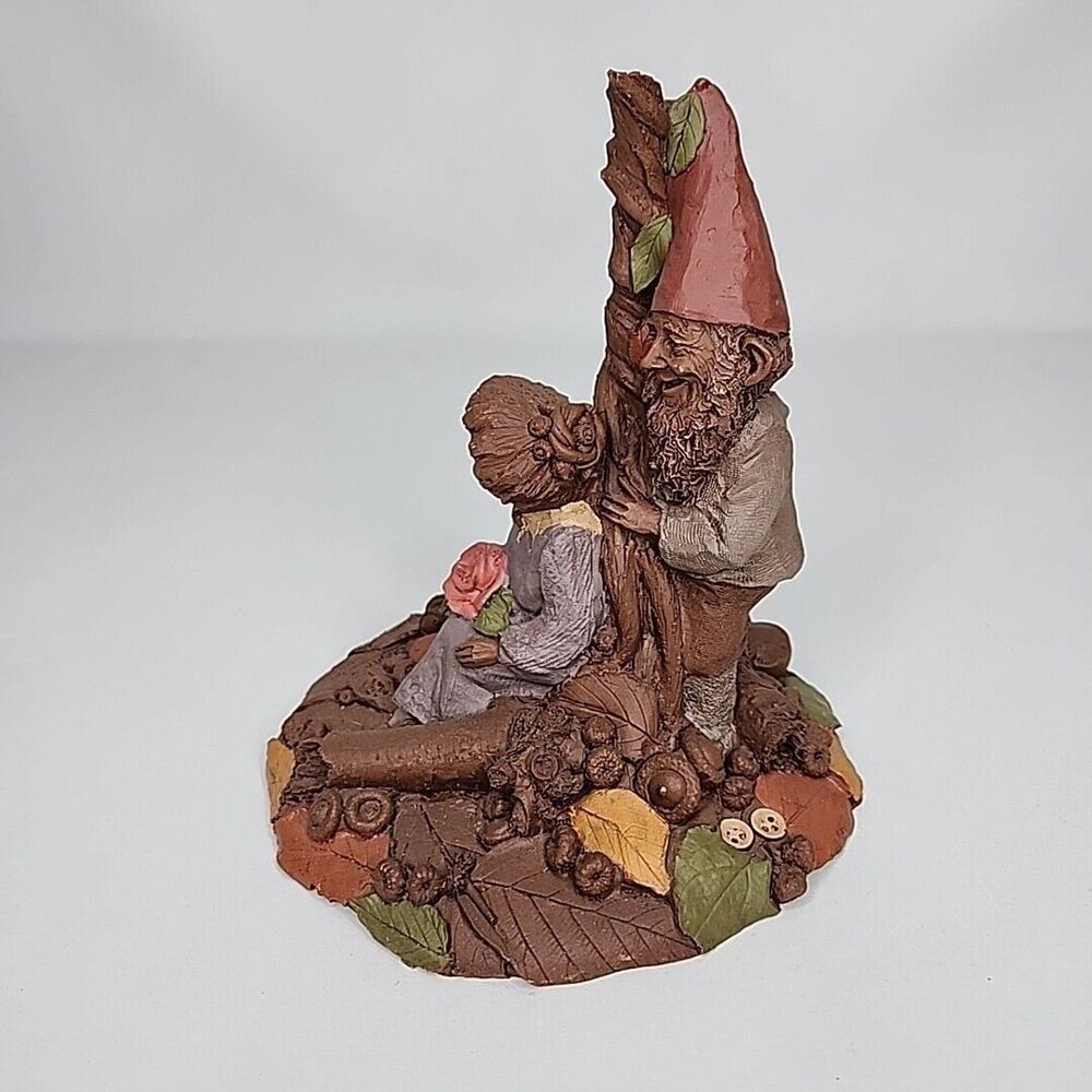 Tom Clark Gnome Sugar and Spice 1984 Sculpture Lovers Courting Rose with COA - Picture 2 of 9
